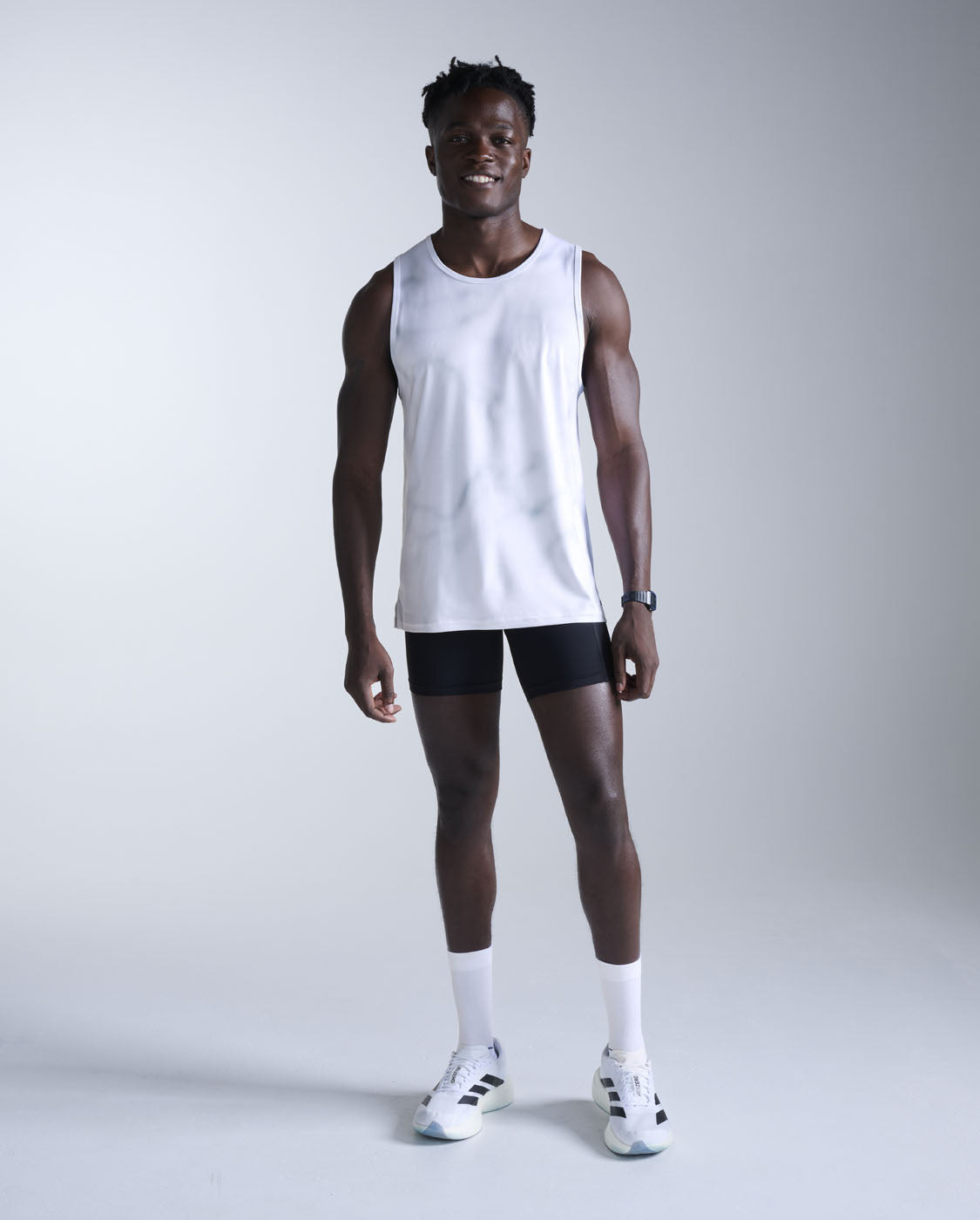 Core Compression 1/2 Shorts, Black/Black