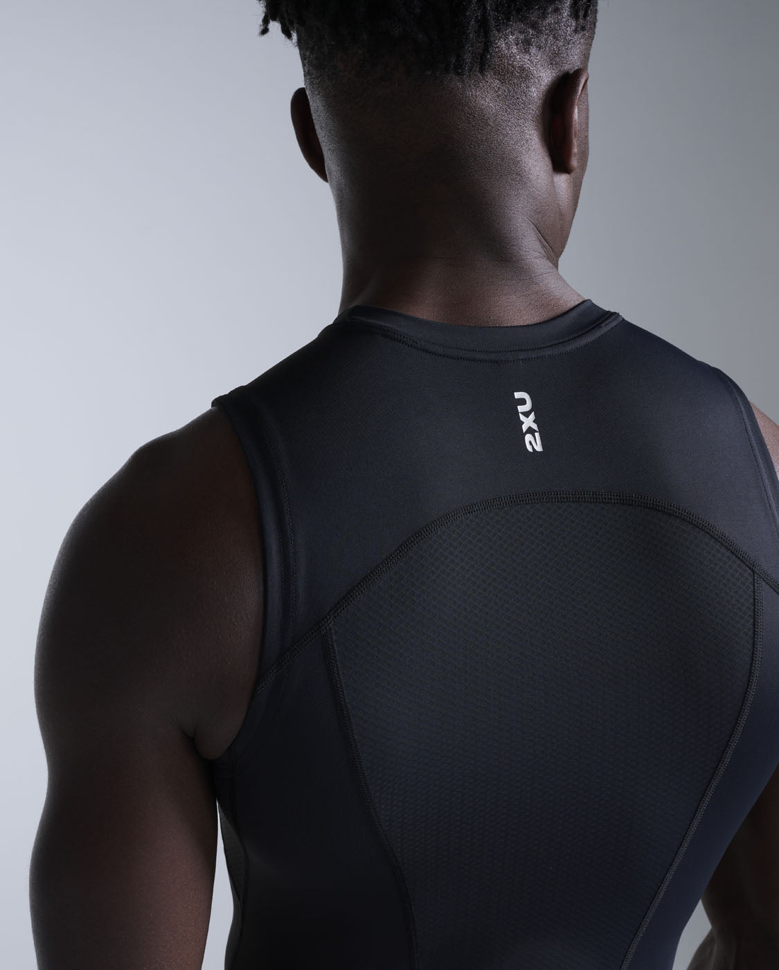 Core Compression Sleeveless, Black/Silver