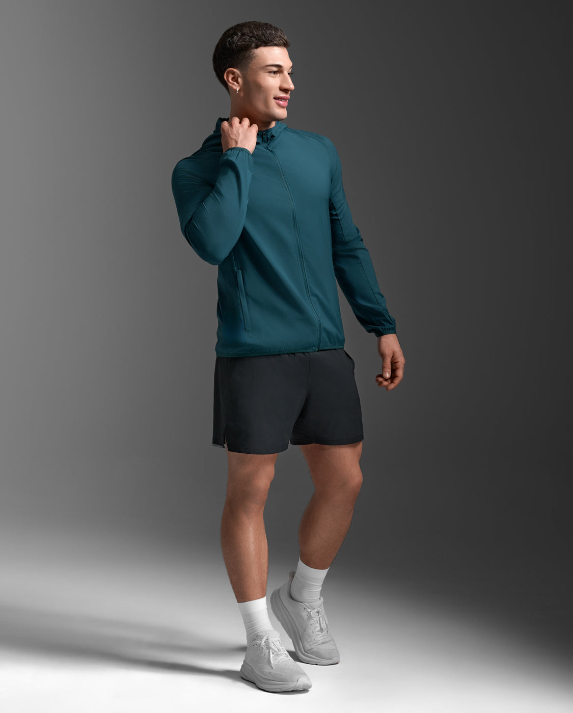 Aero Jacket, Dark Moss/Silver Reflective