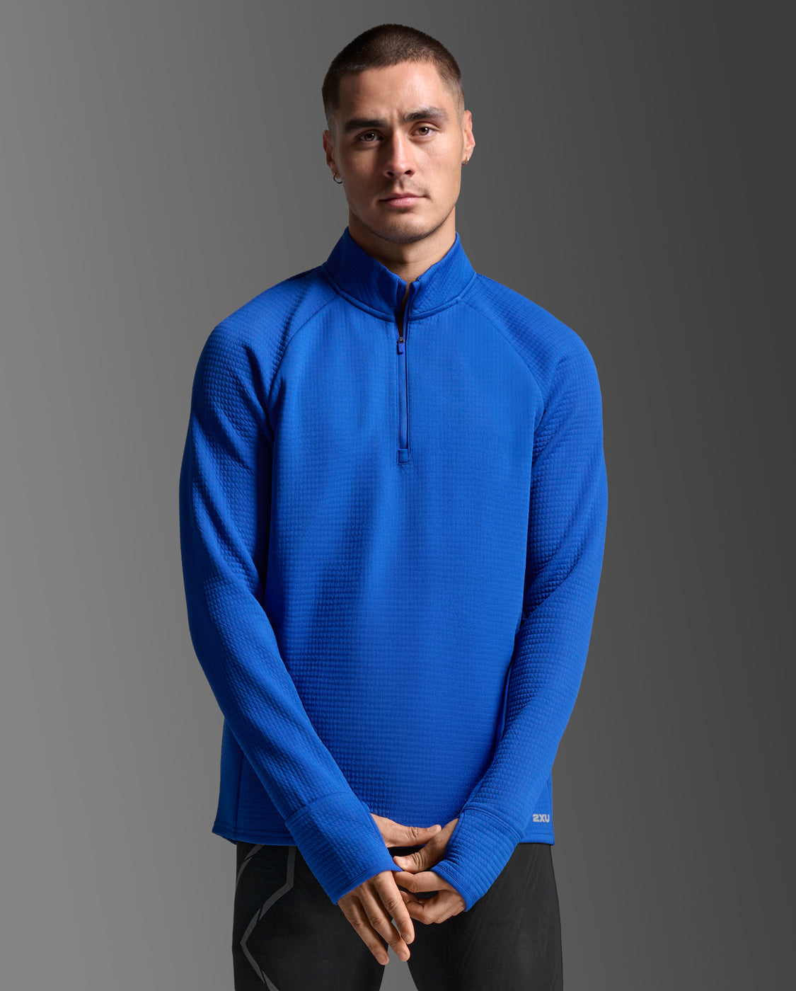 Ignition Haptic 1/4 Zip, Surf/Silver Reflective