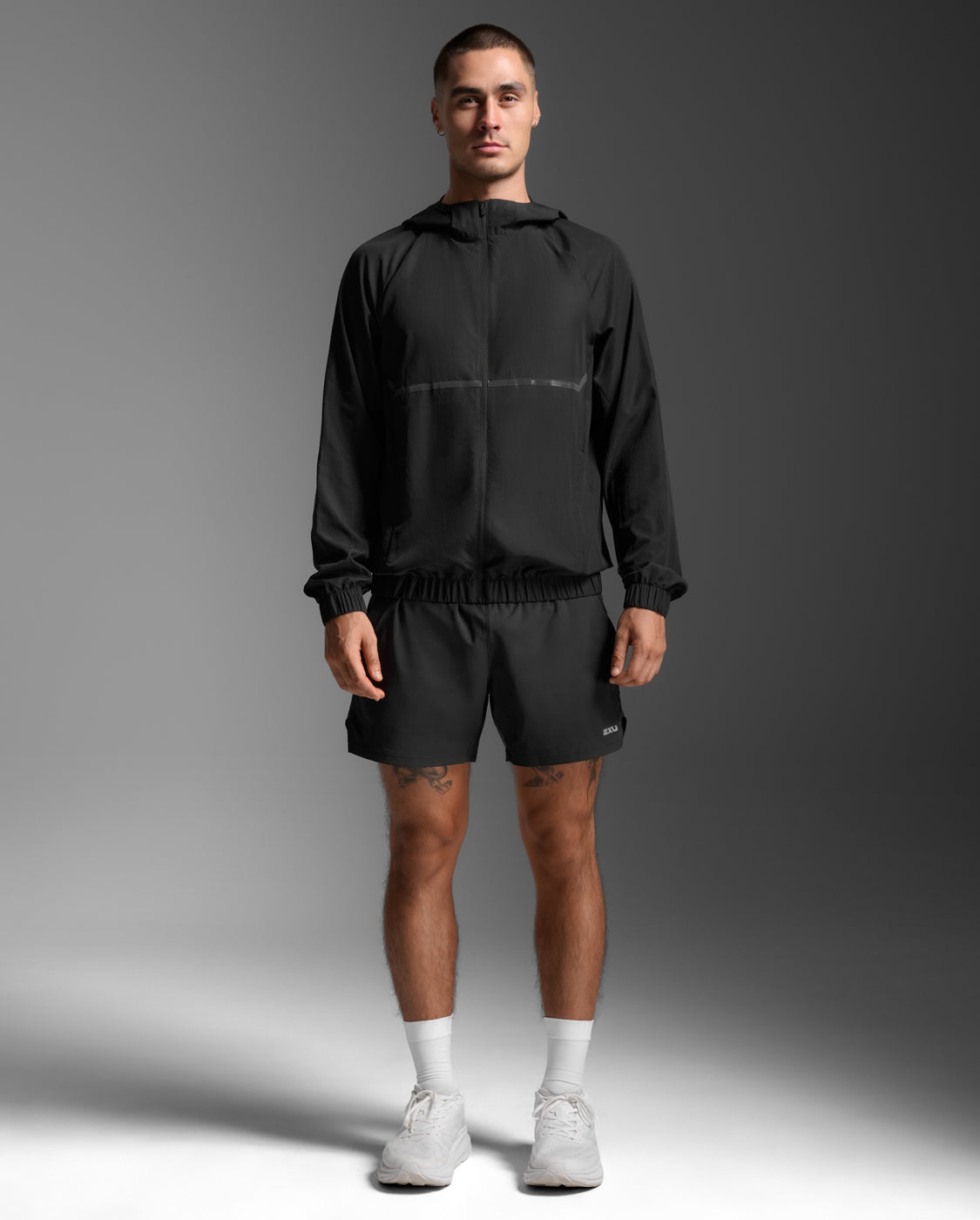 Aero Hex Windbreaker, Black/Black Reflective