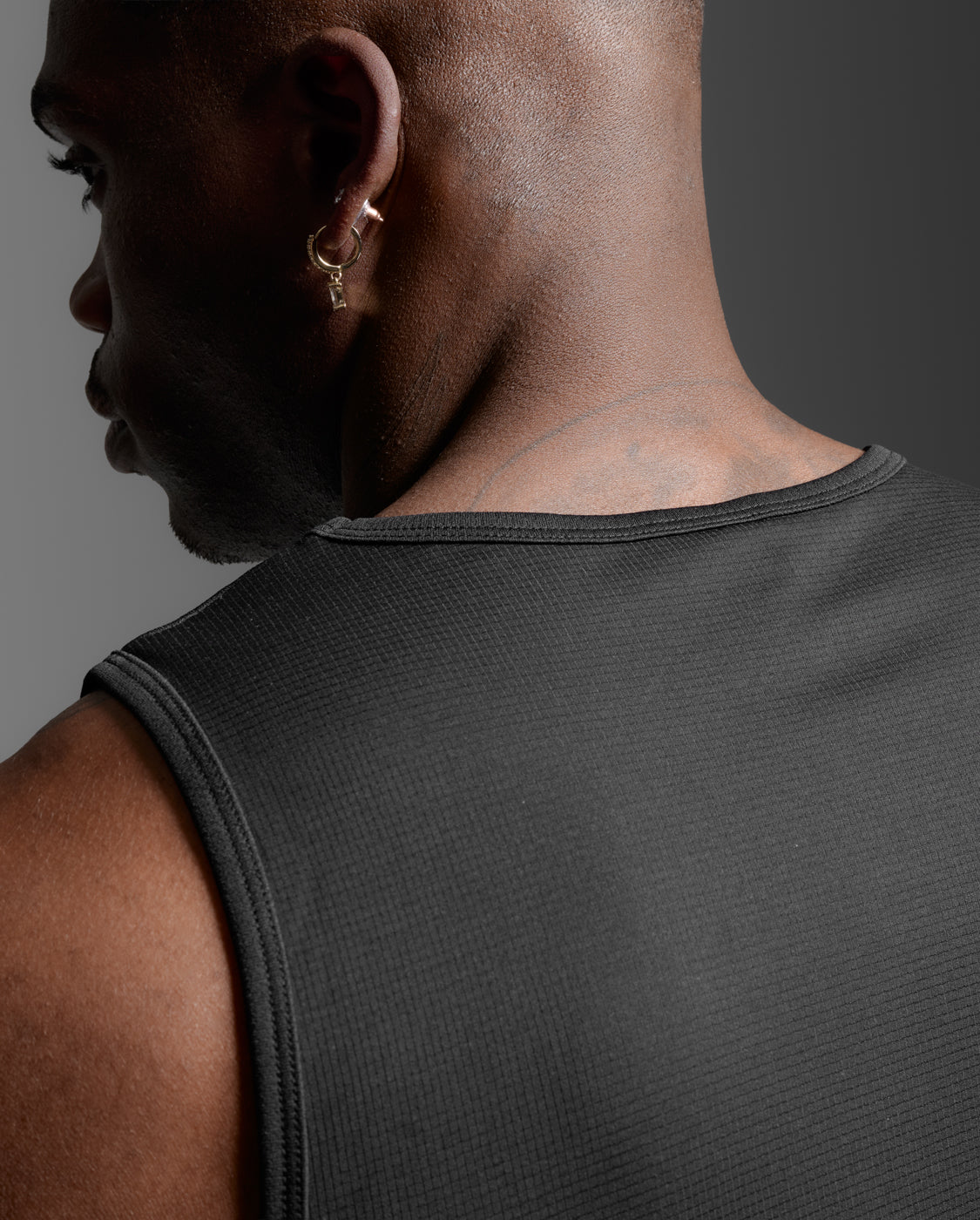Aero Mesh Tank, Black/Silver Reflective