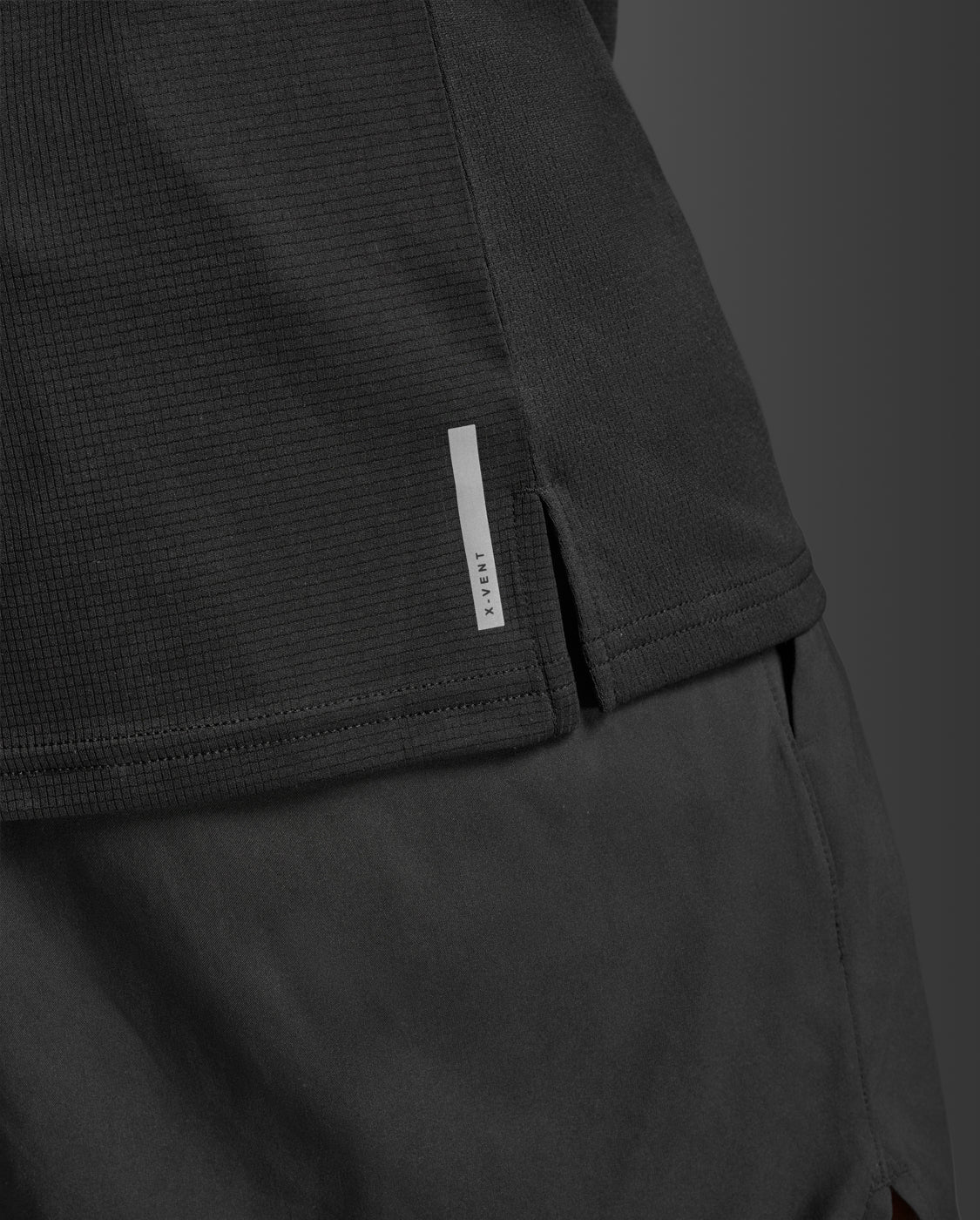 Aero Mesh Tee, Black/Silver Reflective