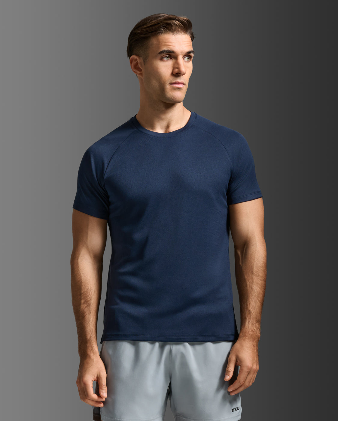 Aero Mesh Tee, Midnight/Silver Reflective