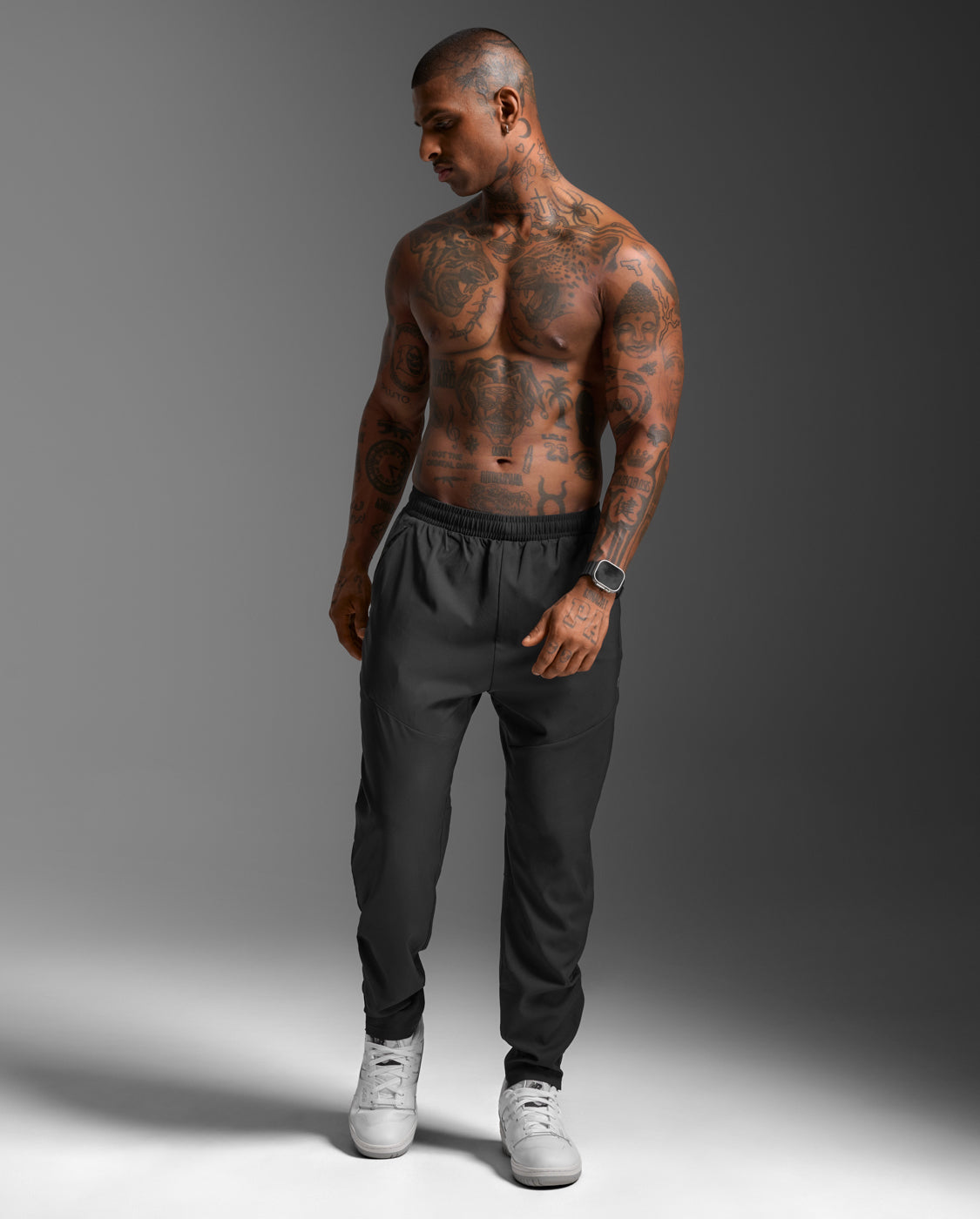 Aero Woven Jogger, Black/Silver Reflective