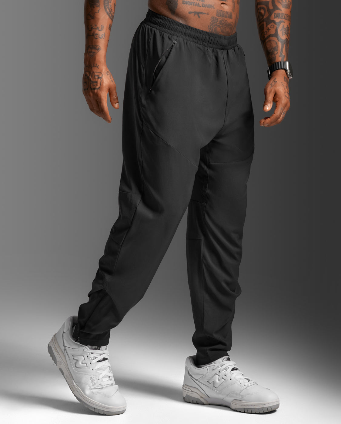 Aero Woven Jogger, Black/Silver Reflective