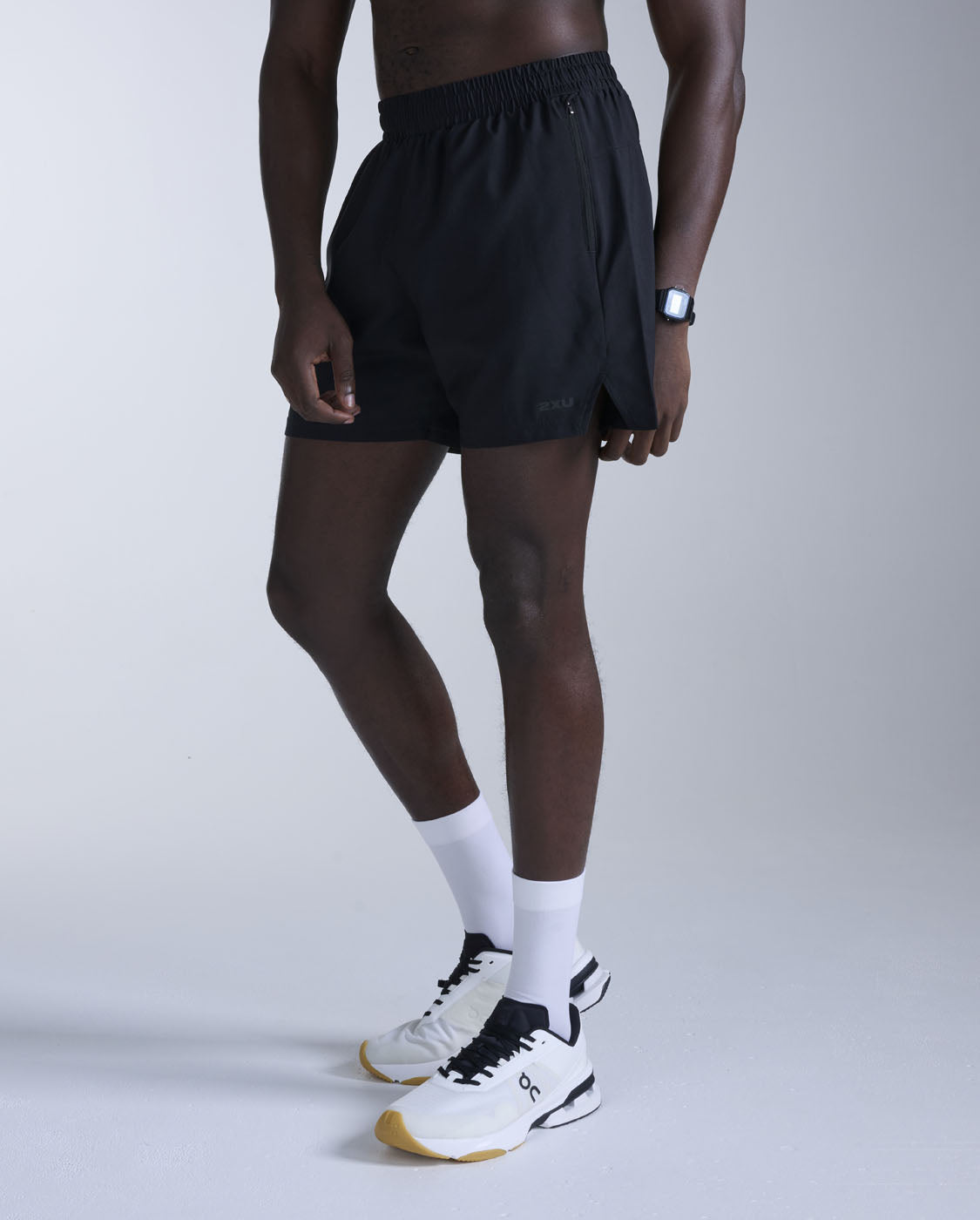 Motion 5 Inch Unlined Shorts, Black/Black