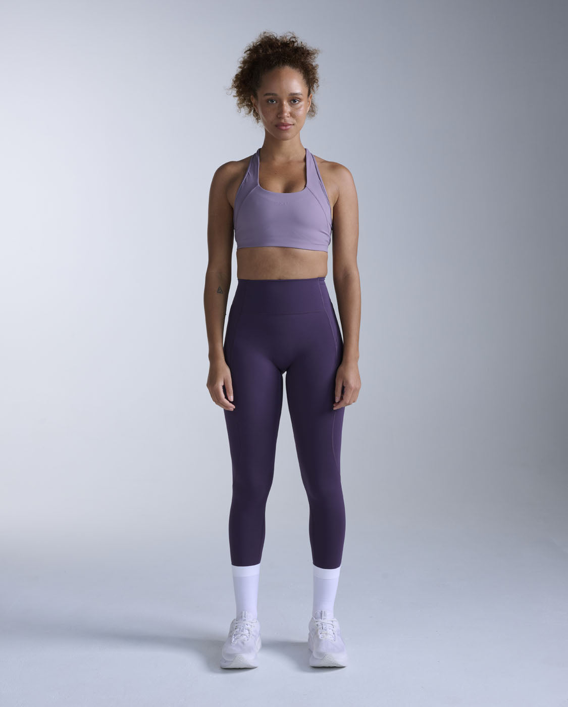 Flex Hi-Rise Compression Tights, Velvet Purple/Velvet Purple