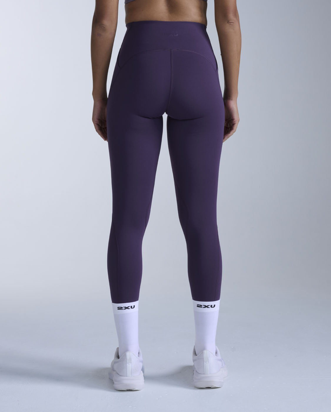 Flex Hi-Rise Compression Tights, Velvet Purple/Velvet Purple