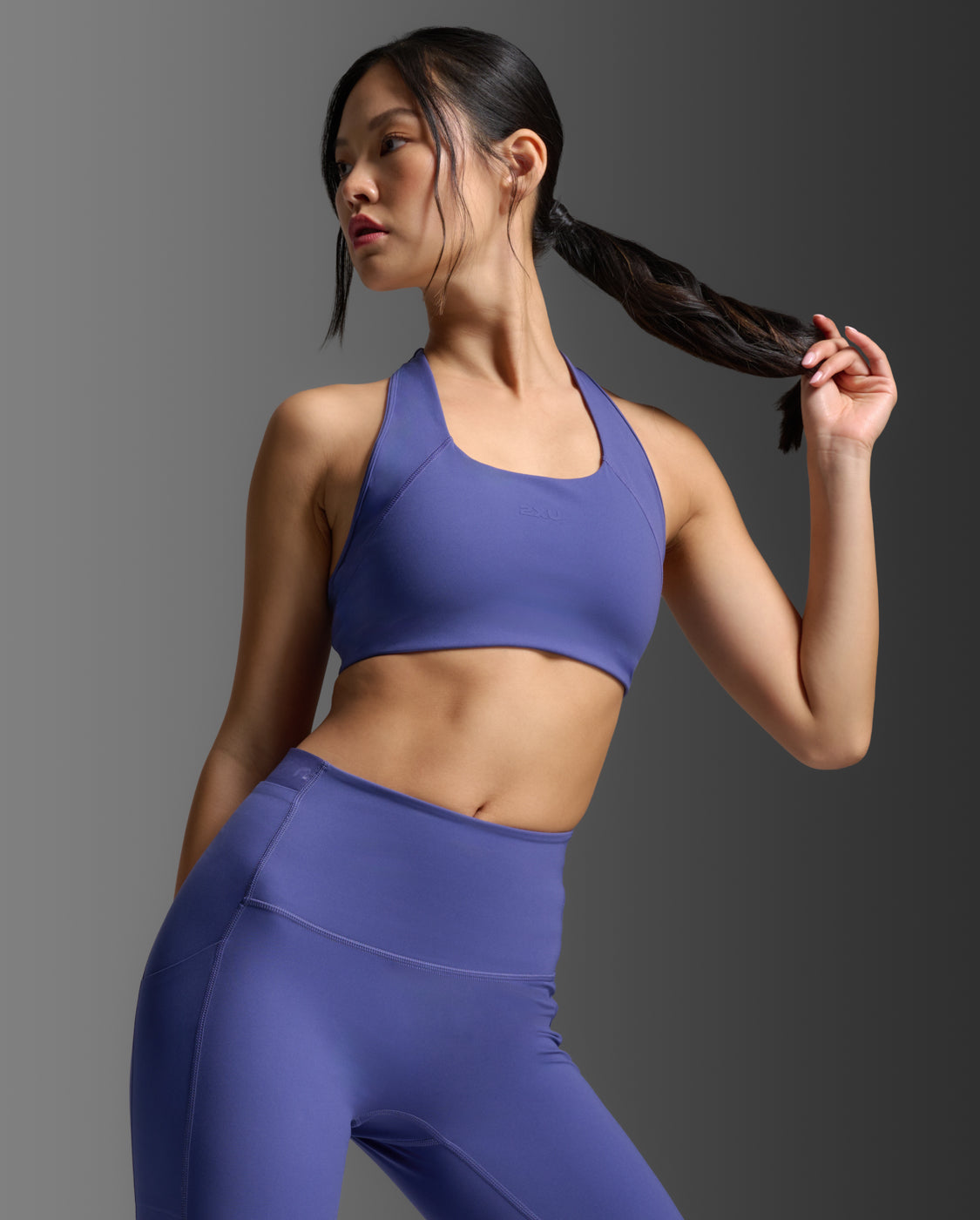 Form Racerback Medium Impact Bra, Future Dusk/Future Dusk