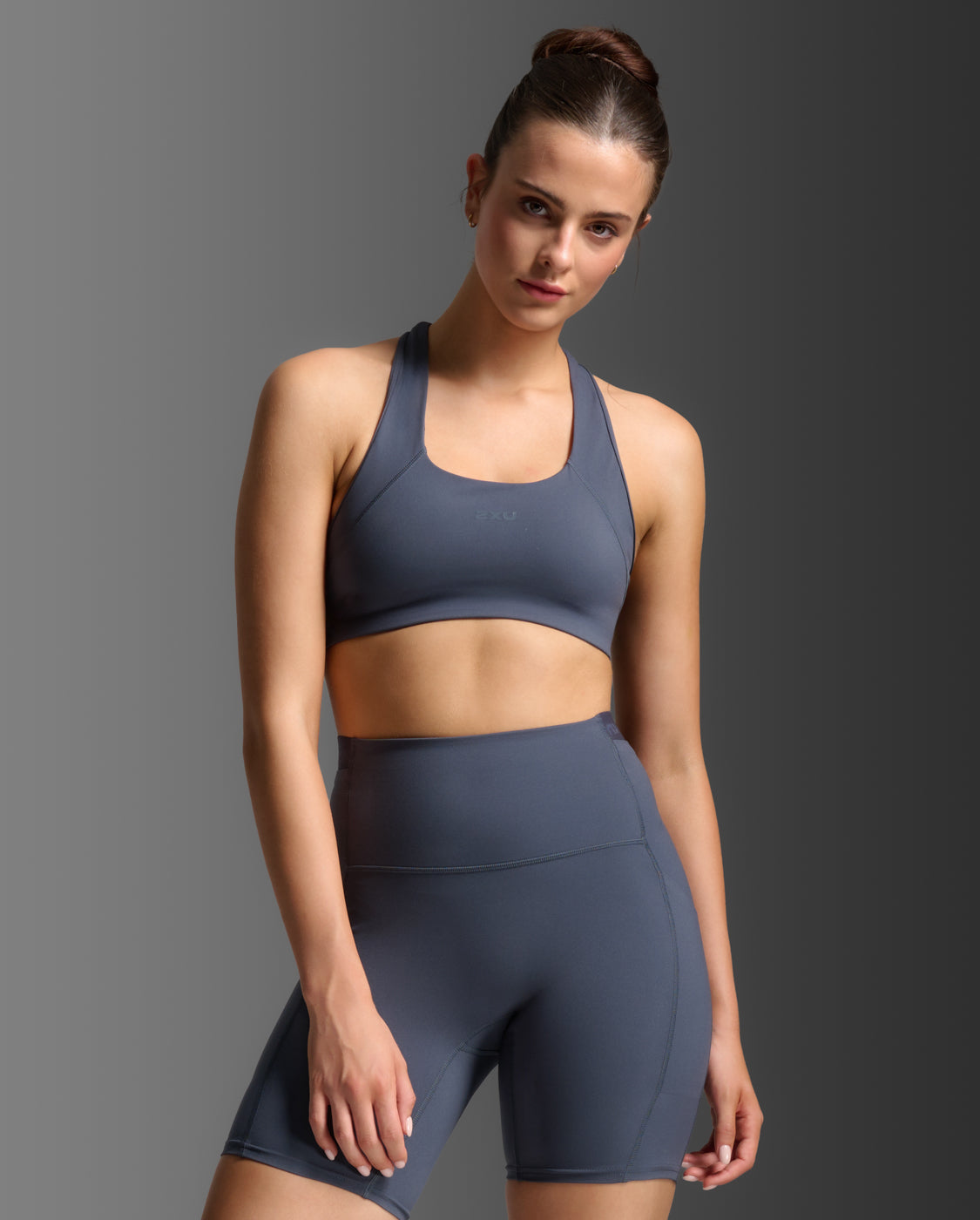 Form Racerback Medium Impact Bra, India Ink/India Ink