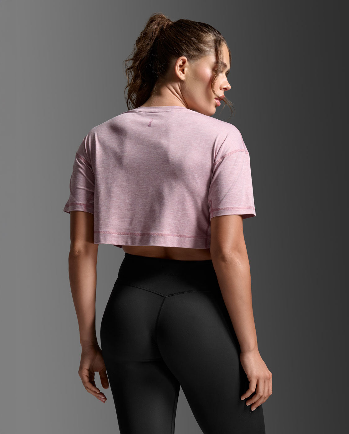 Form Soft Jersey Crop Tee, Cosmetic Pink/Cosmetic Pink