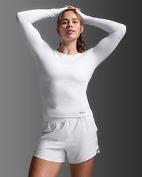 Ignition Grid Base Layer, White/Silver Reflective