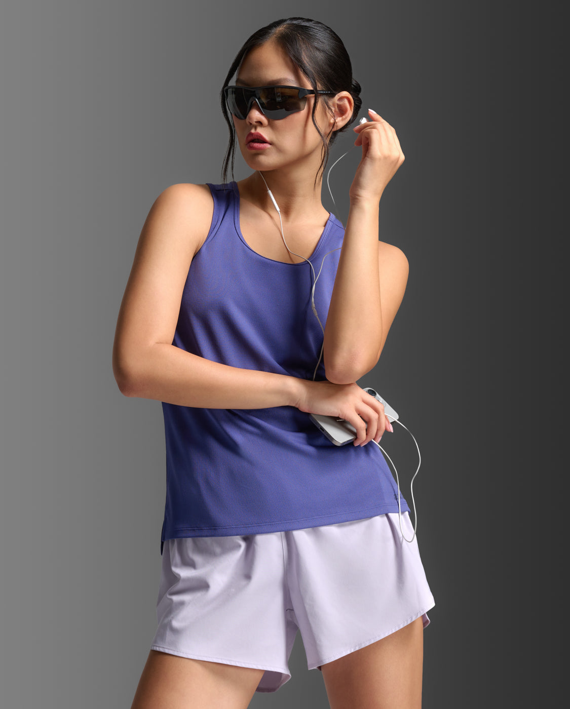 Aero Mesh Singlet, Future Dusk/Future Dusk Reflective