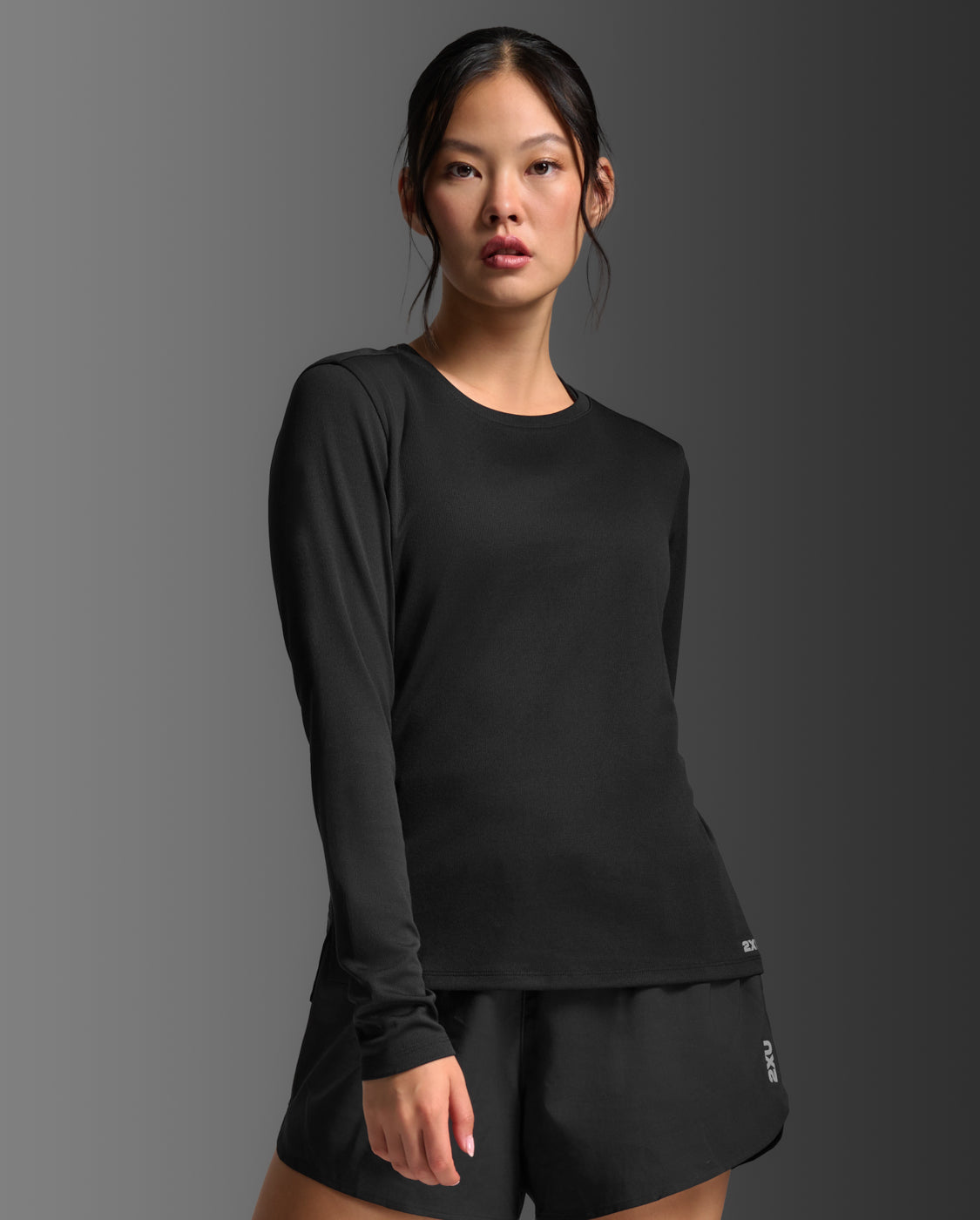 Aero Mesh Long Sleeve, Black/Silver Reflective
