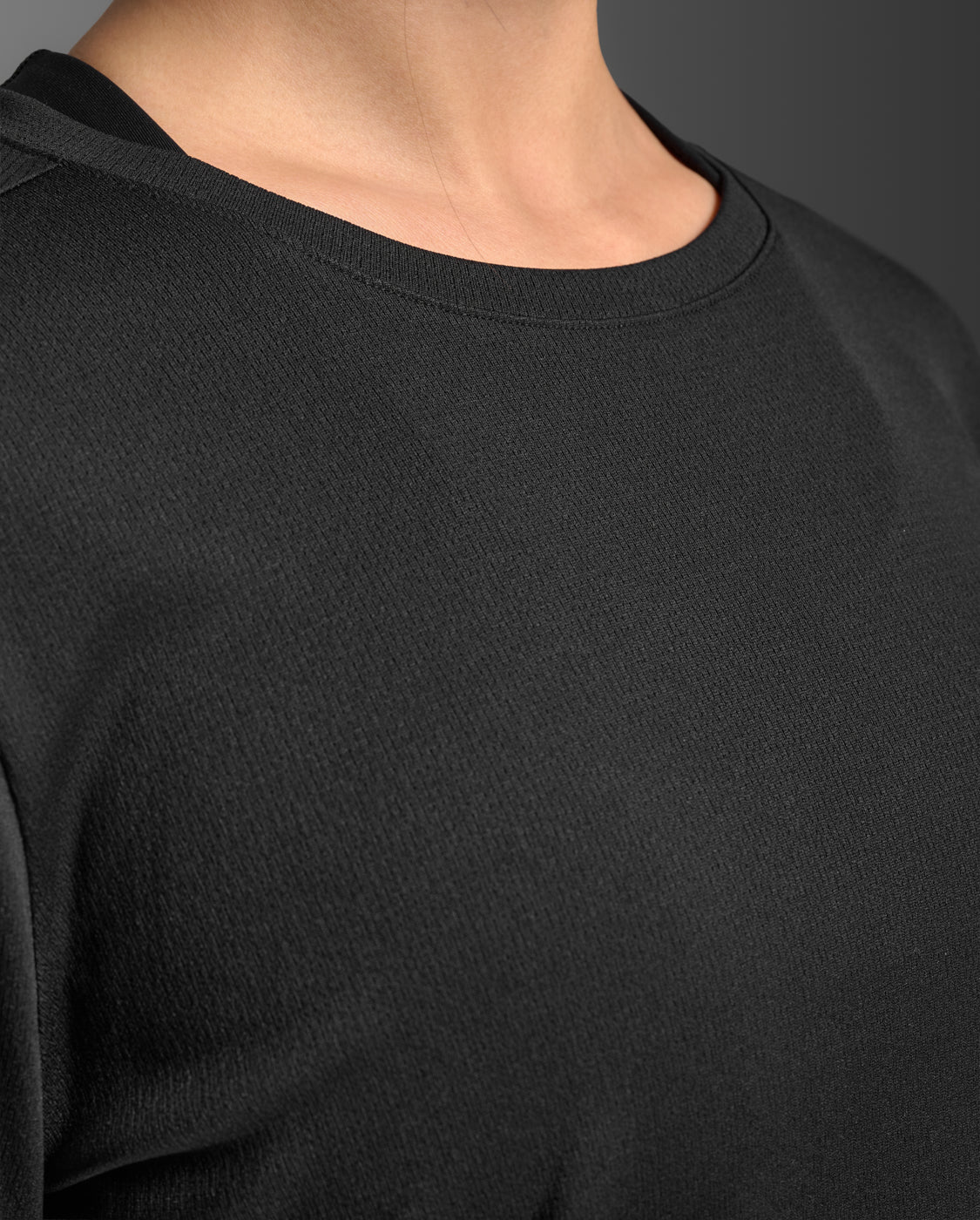 Aero Mesh Long Sleeve, Black/Silver Reflective