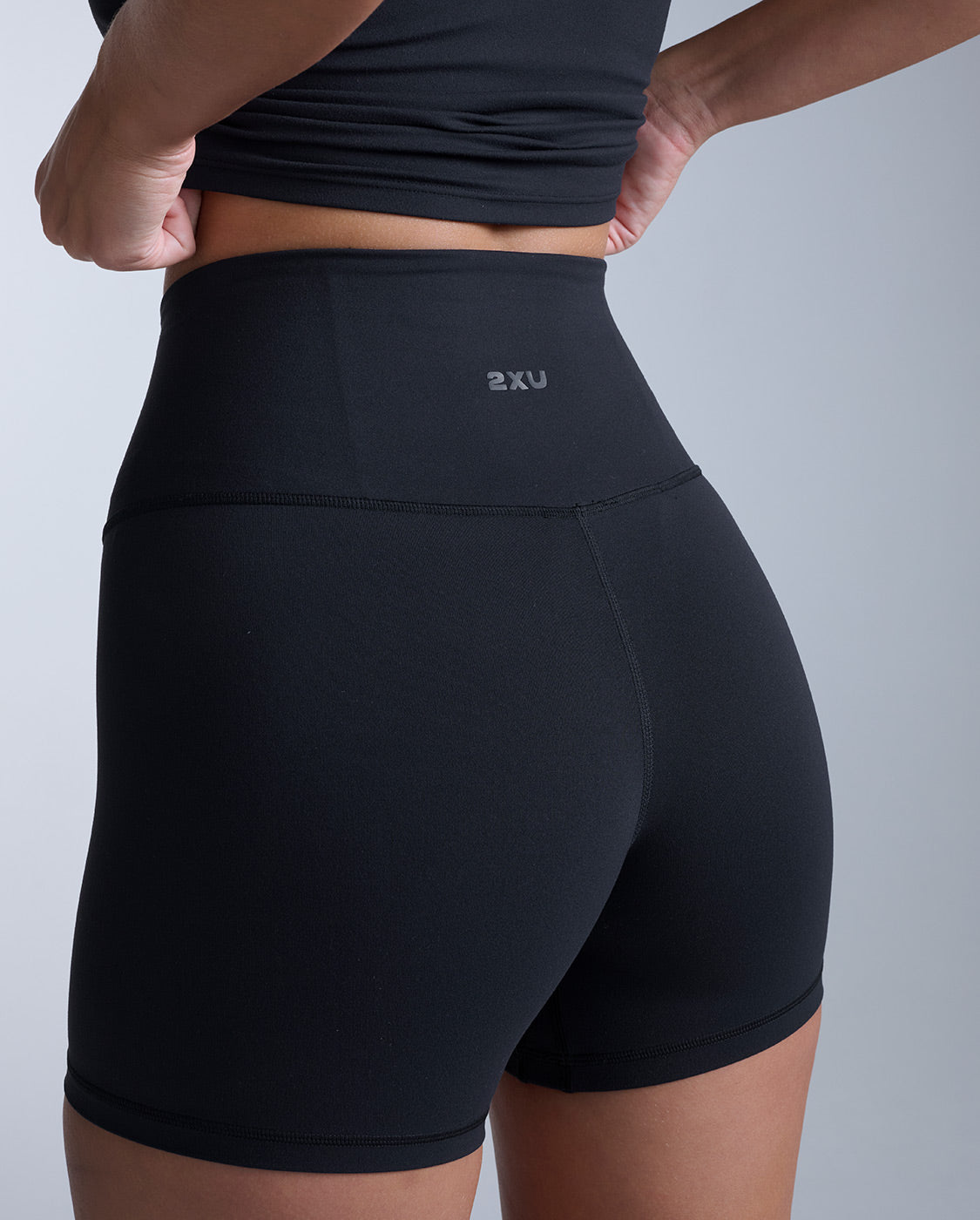 Fluid Hi-Rise 5 Inch Shorts, Black/Black