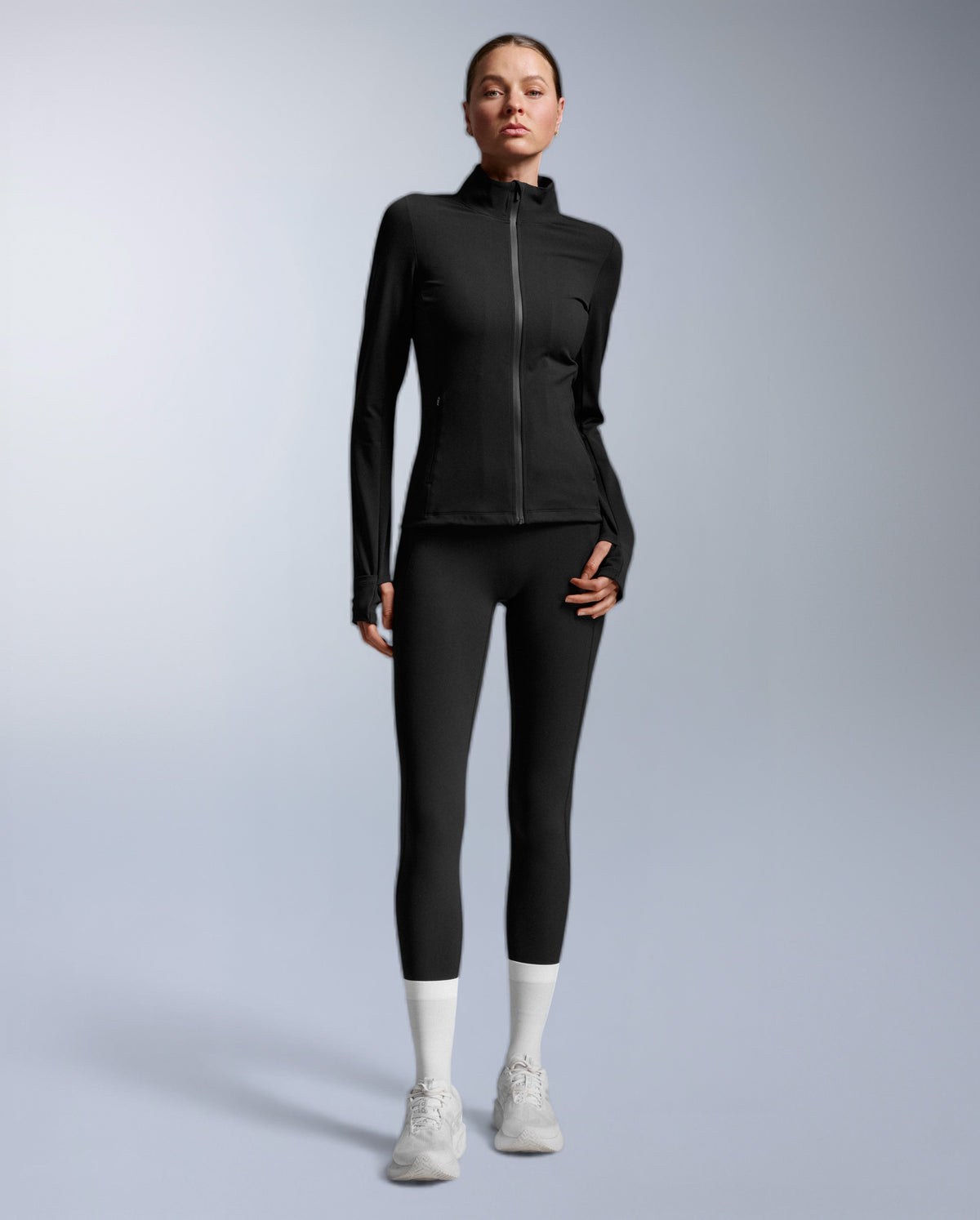 Fluid Full Zip Jacket, Black/Black