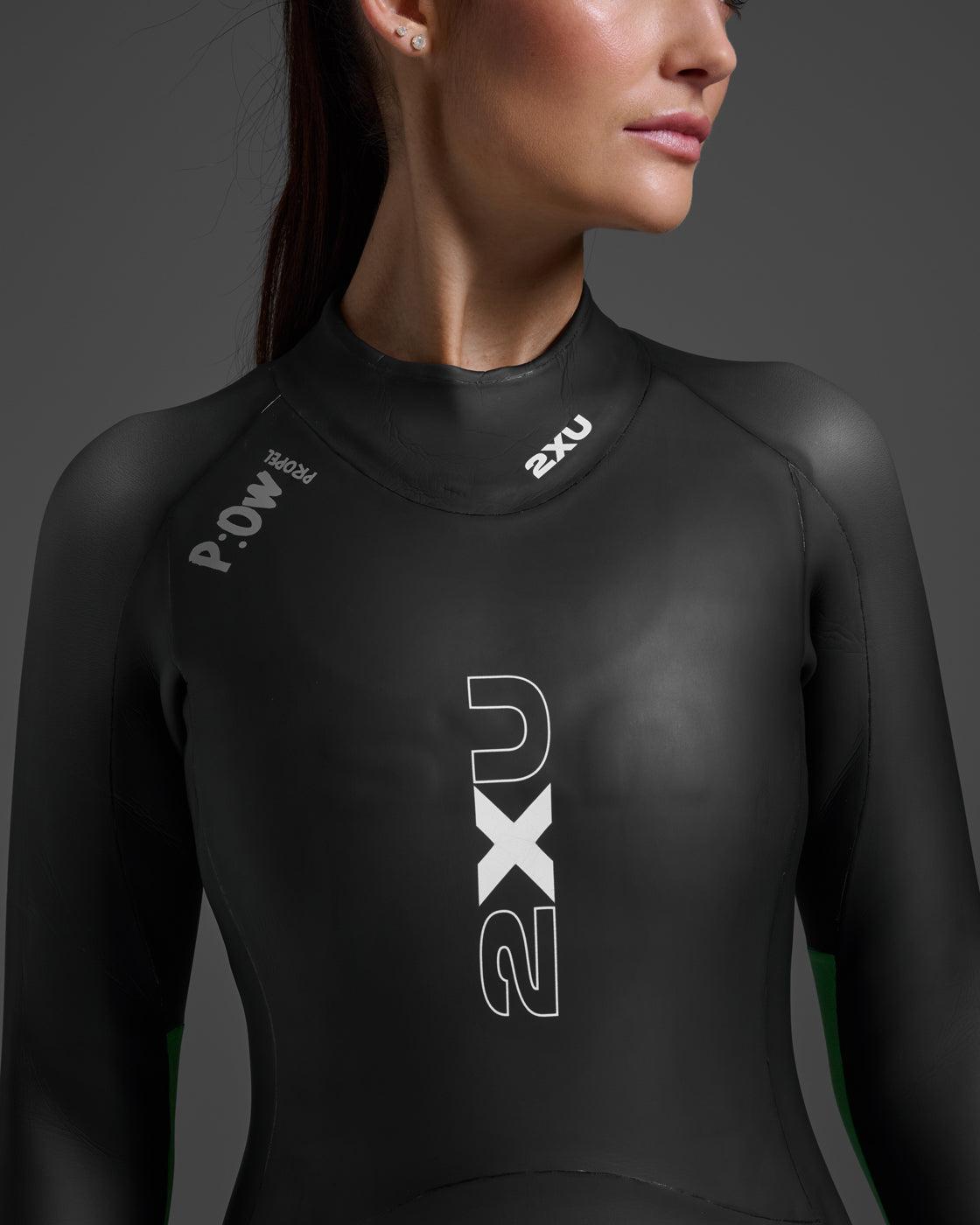 Propel:openwater Wetsuit, Black/Bright Green